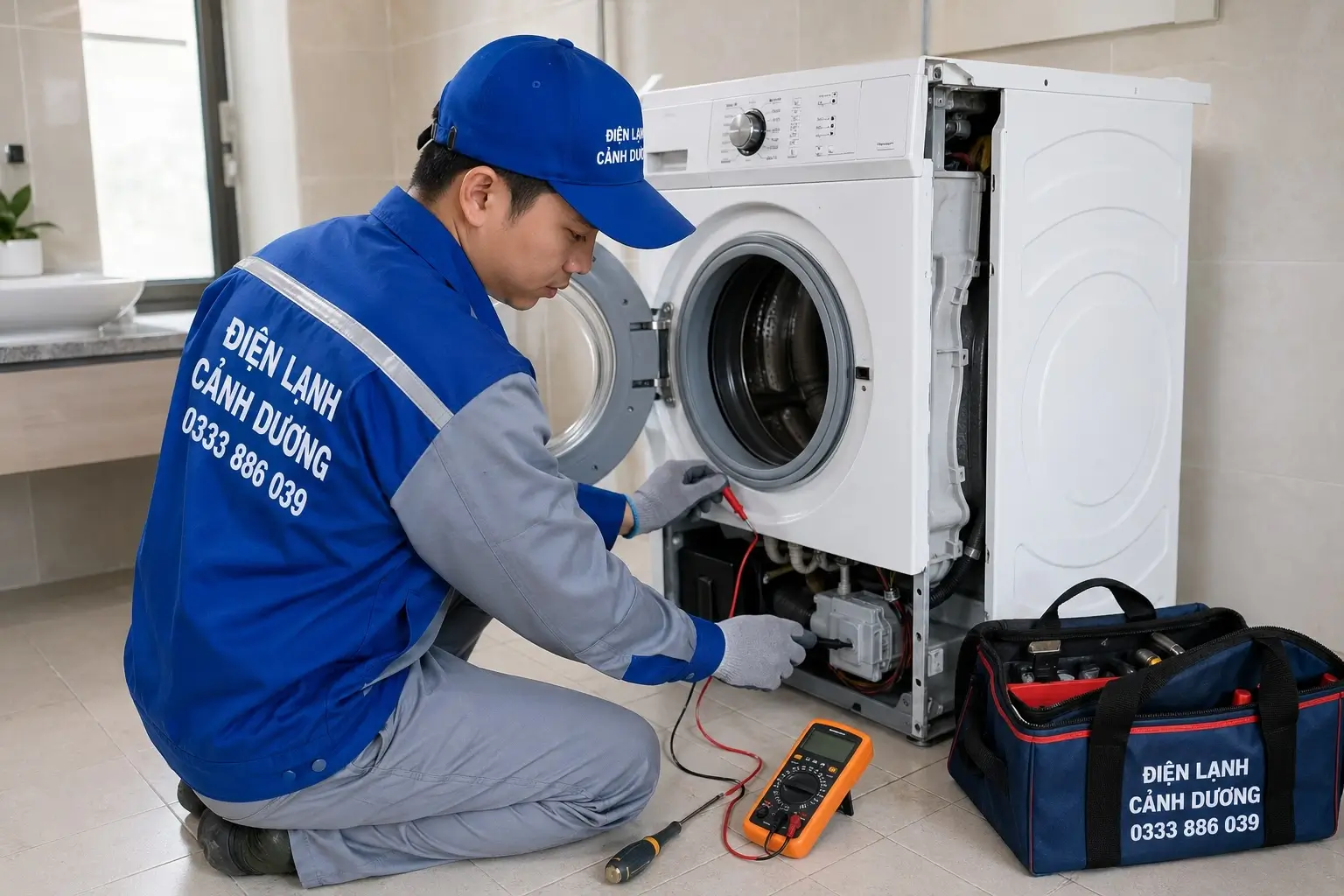 Dịch vụ sửa máy giặt tại nhà ở Quảng Ngãi